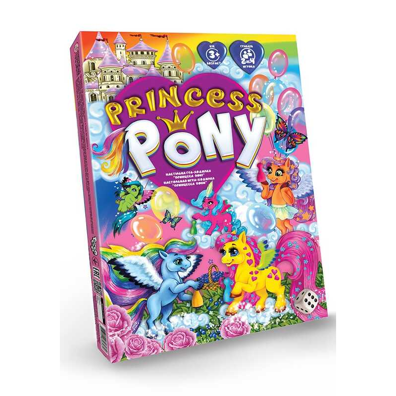гр Настільна гра “Princess Pony“ DTG96 (20) “Danko Toys“, опис укр\рос мовами