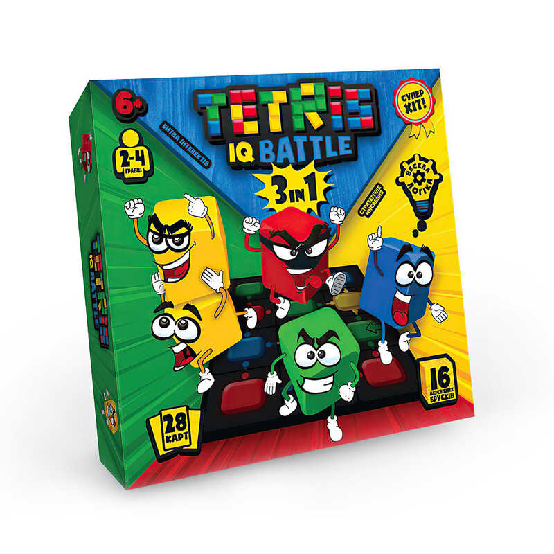 гр Настільна розважальна гра “Tetris IQ battle 3in1“ G-TIB-02U УКР. (10) “Danko Toys“