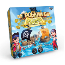 гр Настільна розважальна гра “Морський бій Pirates Gold“ G-MB-03U УКР. (10) “Danko Toys“