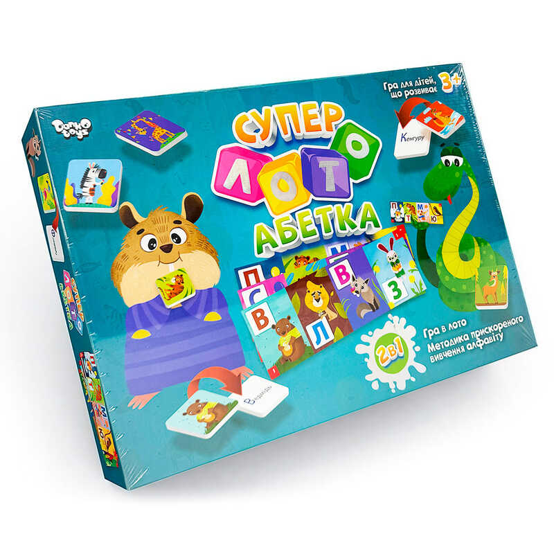 гр Гра “Суперлото Абетка“ СЛА-01U укр .. (10) “Danko Toys“