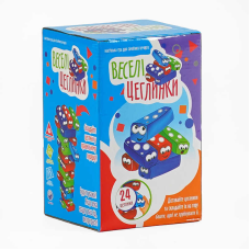 гр Настільна гра “Веселі Цеглинки“ UKB-B 0040 (24) “4FUN Game Club“ 24 деталі, українською мовою, в коробці