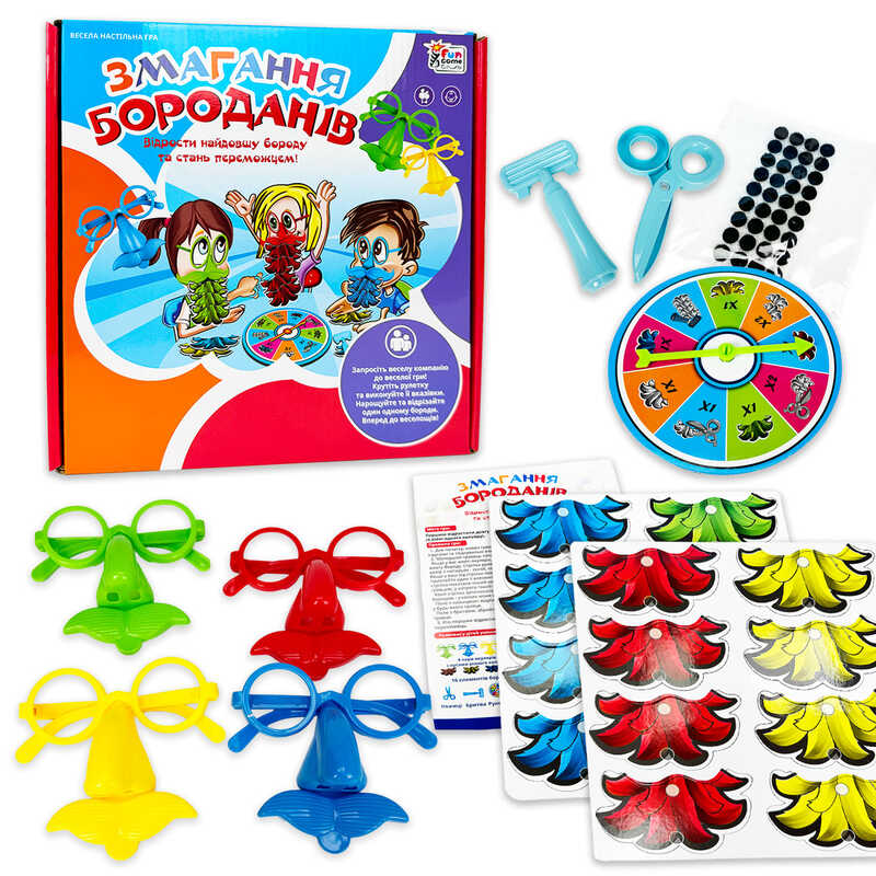 гр Настільна гра “Змагання бороданів“ UKB-B 0004 (12) “4FUN Game Club“ українською мовою, в коробці