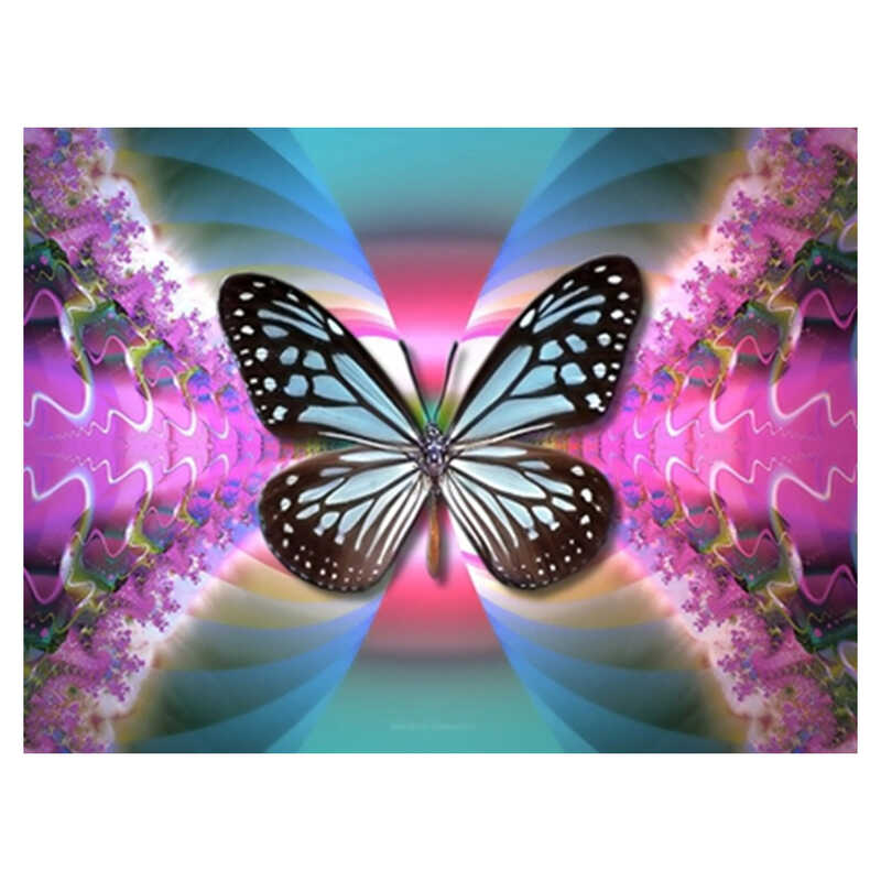 Алмазна мозаїка JS 24645  (50) “TK Group“, “Метелики“, 30х20 в коробці