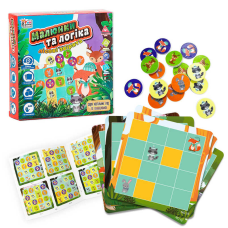 гр Настільна гра “Малюнки та логіка - Лісові звірята“ UKB-B 0032 (12) “4FUN Game Club“ українською мовою, в коробці