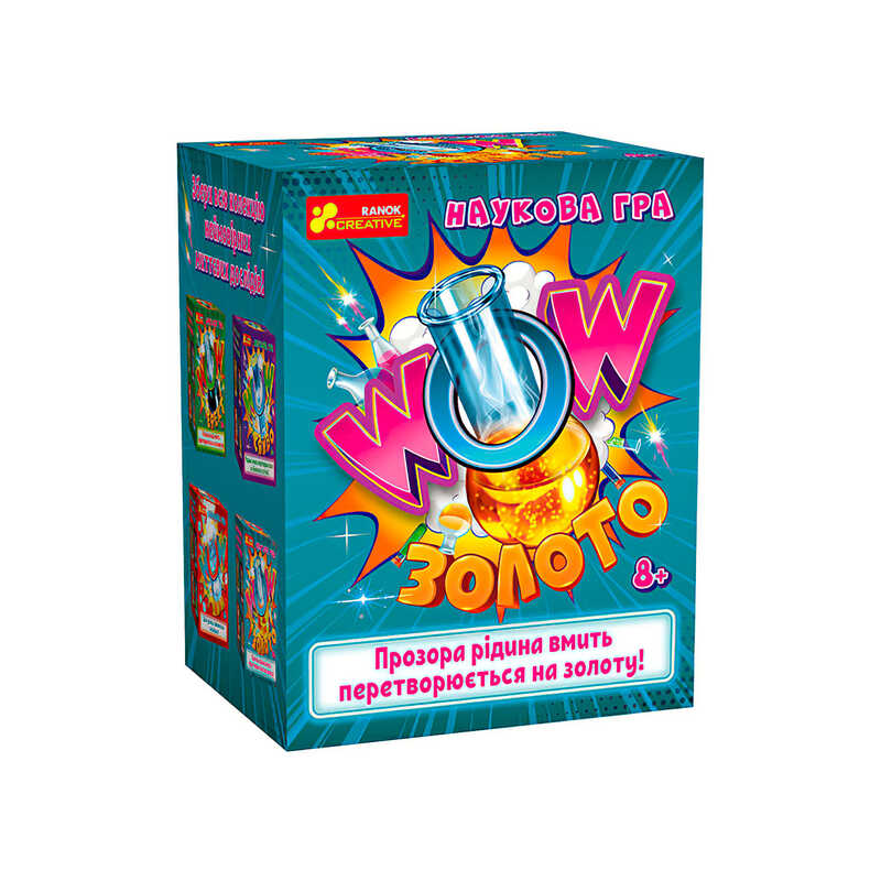 гр Наукова гра “WOW золото“ 10132103У (40) “Ранок“, в коробці