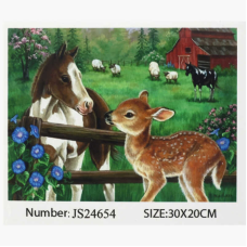 Алмазна мозаїка JS 24654 (50) “TK Group“, 20х30 см, в коробці