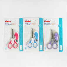 гр Ножиці 54079 (288) “Bimbo“ 3 кольори, щипці, на листі, ВИДАЄТЬСЯ ТІЛЬКИ МІКС ВИДІВ