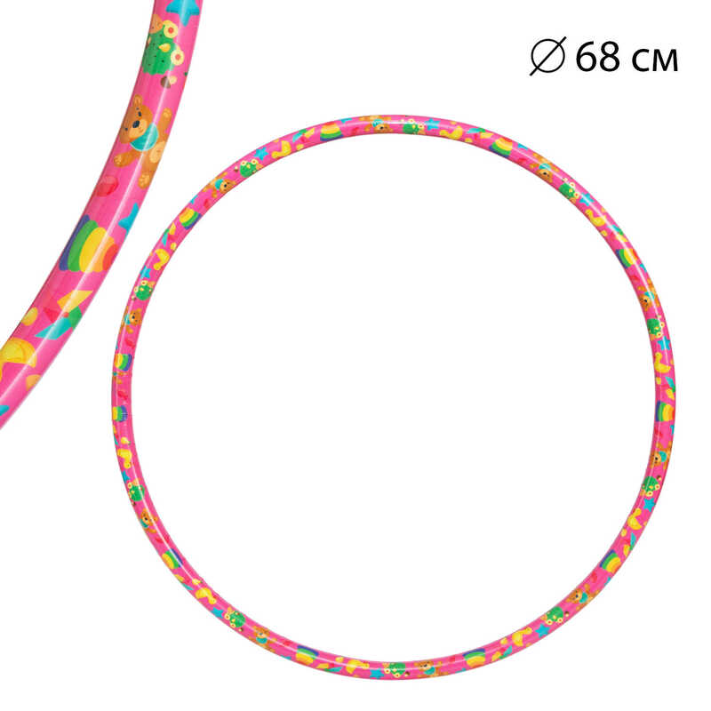 гр Обруч “Дівчинка №1“ 0201 (1) ЦІНА ЗА 10 ШТУК В УПАКОВЦІ, d=68 см ,“Bamsic“