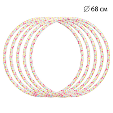 гр Обруч “Квітонька №1“ 0192 (1) ЦІНА ЗА 10 ШТУК В УПАКОВЦІ, d=68 см, “Bamsic“