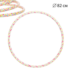 гр Обруч “Квітонька №3“ 0193 (1) ЦІНА ЗА 10 ШТУК В УПАКОВЦІ, d=82 см, “Bamsic“