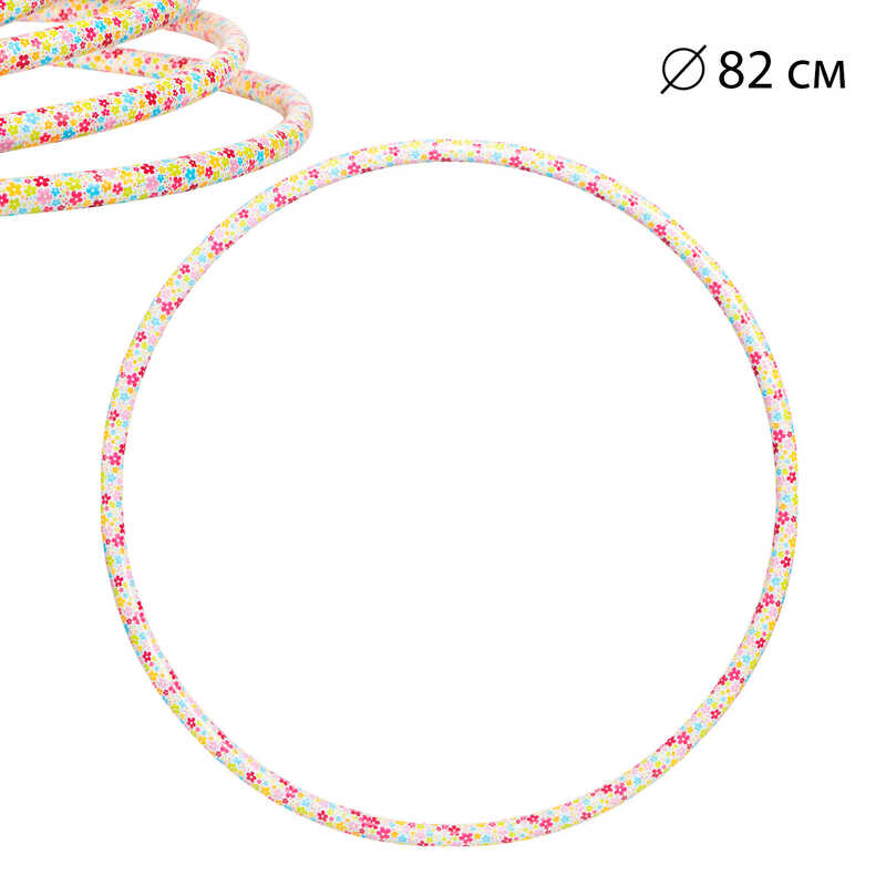 гр Обруч “Квітонька №3“ 0193 (1) ЦІНА ЗА 10 ШТУК В УПАКОВЦІ, d=82 см, “Bamsic“