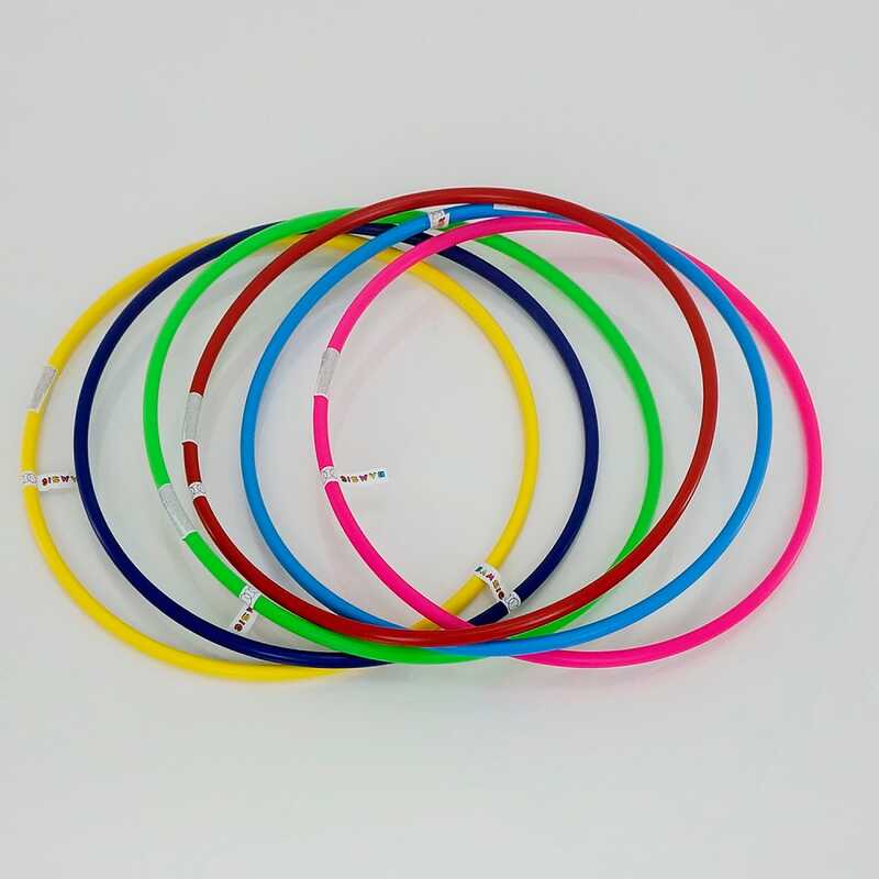 гр Обруч 0168 кольоровий 1 малий ЦІНА ЗА ЗВ’ЯЗКУ, У ЗВ’ЯЗЦІ 10 ШТ (1) d=70cм  “BAMSIC“