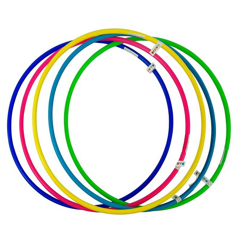 гр Обруч 0181 кольоровий 4 великий ЦІНА ЗА ЗВ’ЯЗКУ, У ЗВ’ЯЦІ 10 ШТУК (10) d=90см “BAMSIC“ 