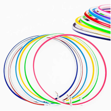 гр Обруч Веселка 2 середній 0170 (1) ЦІНА ЗА ЗВ’ЯЗКУ, У ЗВ’ЯЗЦІ 10 ШТ “BAMSIC“, d=75 см