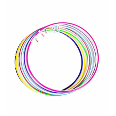 гр Обруч Веселка 3 великий 0171 ЦІНА ЗА ЗВ’ЯЗКУ, У ЗВ’ЯЗЦІ 10 ШТ (1) “Bamsic“, 82 см