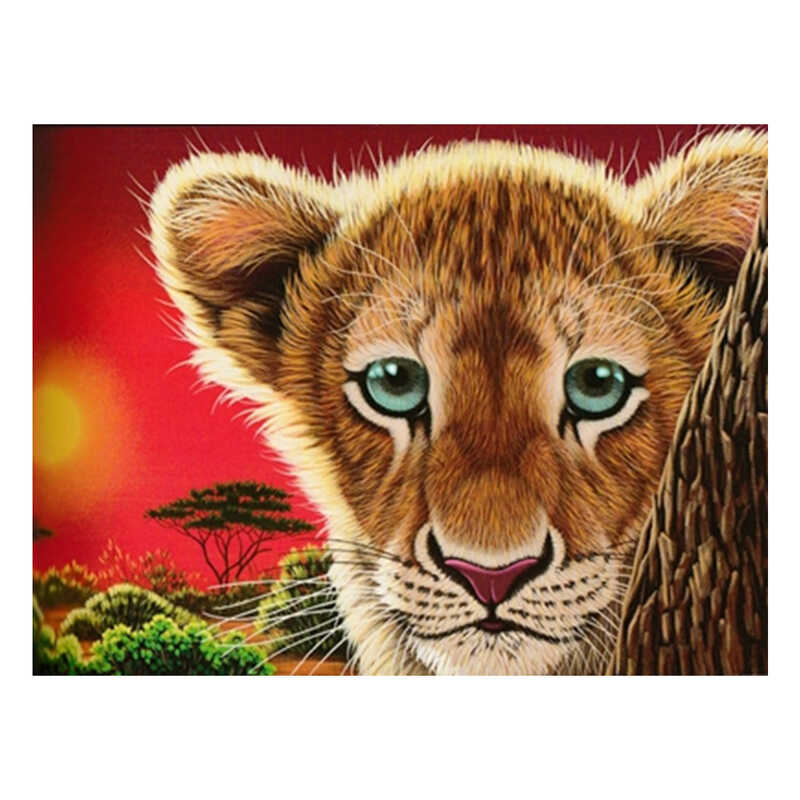 Алмазна мозаїка JS 24673 (50) “TK Group“, “Тварини“, 30х20 в коробці