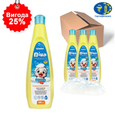 гр Піна для купання 25806 ЦІНА ЗА 8 ШТУК В БЛОЦІ (1) “Bimbo“, 400мл, гіпоалергенна