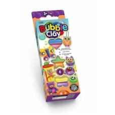 гр Пінопластовий пластилін “BUBBLE CLAY“ BBC-01-01U,02U (30) (УКР) “Danko Toys“, 4 види