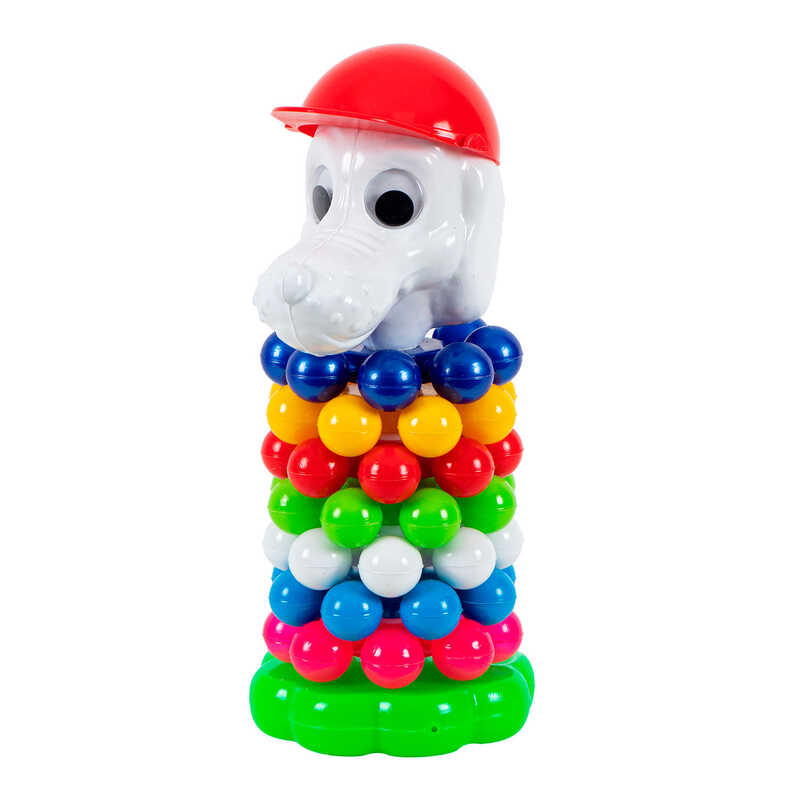 гр Піраміда кулька (собачка) 1802 (12) в сітці “BAMSIC“