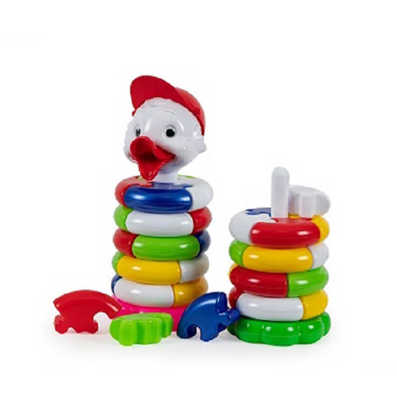 гр Піраміда “Качечка” (хлопчик) 1816 (14) “BAMSIC“, 5 кілець, 20 пазлових елементів гр Піраміда “Качечка” (хлопчик) 1816 (14) “BAMSIC“, 5 кілець, 20 пазлових елементів