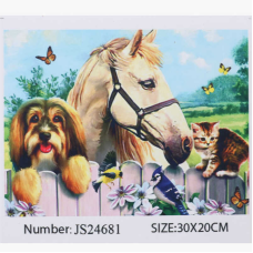 Алмазна мозаїка JS 24681 (50) “TK Group“, 20х30 см, в коробці