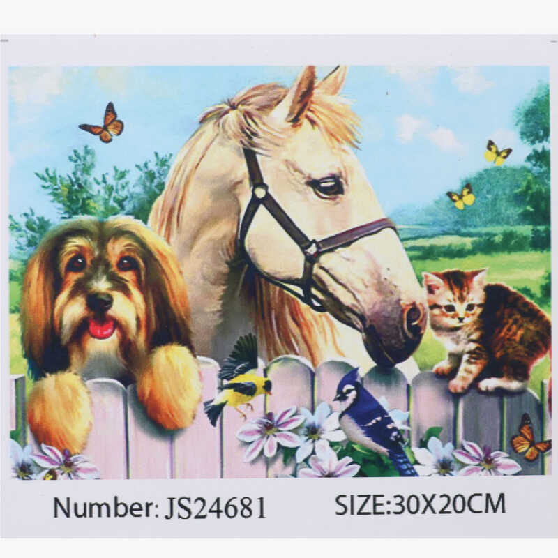 Алмазна мозаїка JS 24681 (50) “TK Group“, 20х30 см, в коробці