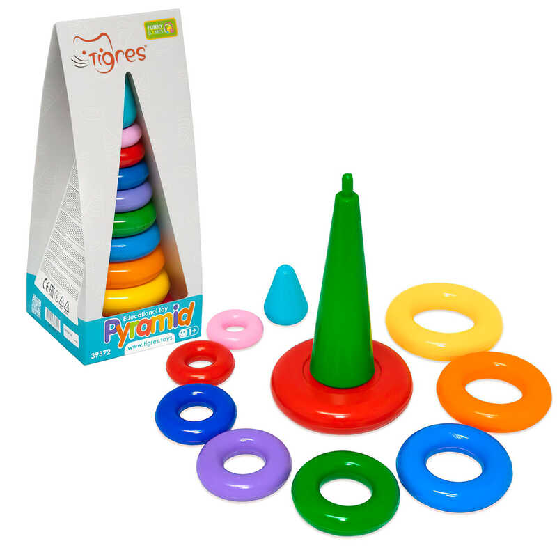 гр Пірамідка ЛЮКС 39372 (16) “Tigres“, 11 рівнів, коробка