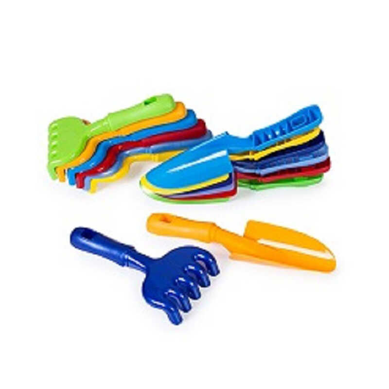 гр Пісочний набір “Лопатка граблі “великі“ 014 (100) ЦІНА ЗА 10ШТ В БЛОЦІ 1набір=1лопатка+1грабельки “BAMSIC“