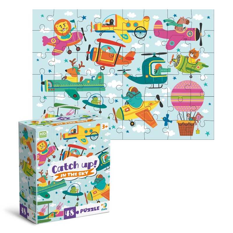 гр Пазл “Наздоганяй! У небі“ 300617 (64) “Dodo“, в коробці