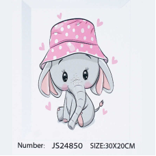 Алмазна мозаїка JS 24850 (50) “TK Group“, “Слоненя”, 20х30 см, в коробці