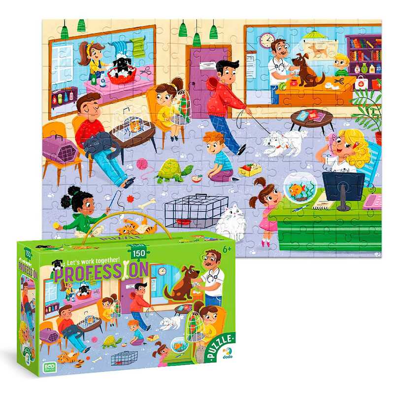 гр Пазл “Професії. Ветеринар“ 300621 (48) “DoDo“