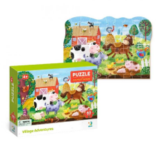гр Пазли картонні (3-4 роки) 60 ел. “Сільські пригоди“ 300377 (48) в коробці “Dodo“