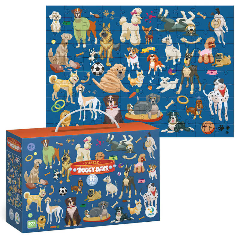 гр Пазл “Собачі будні“ 300627 (16) “DoDo“, 100 елементів, в коробці