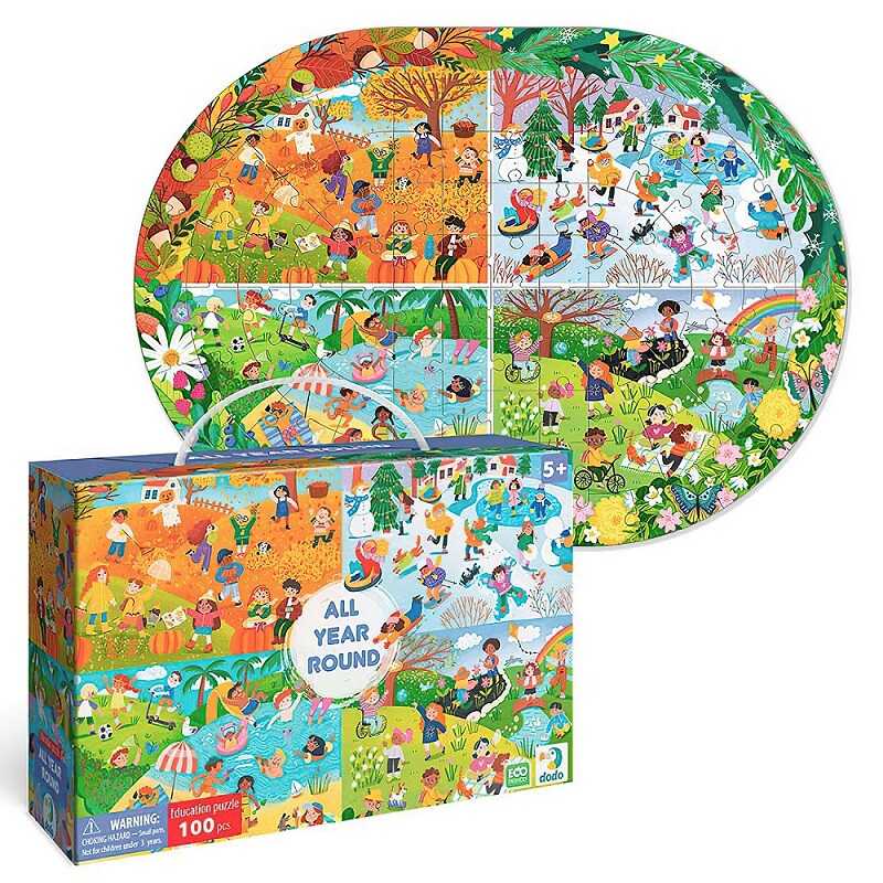 гр Пазл “Увесь рік“ 300607 (16) “DoDo“, 100 елементів, в коробці