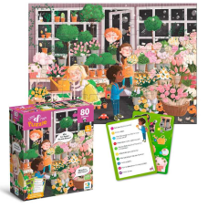гр Пазл “Шукай та знаходь. Квітуча весна“ 300664 (24) “DoDo“, 80 елементів, 28х39 см, в коробці