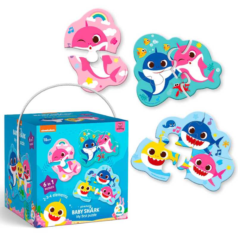 гр Пазл 2-3-4 елементи “Shark“ 200587 (18) “DoDo“
