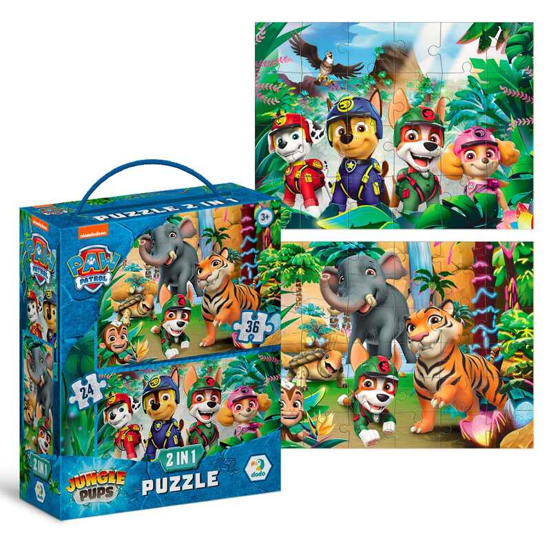 гр Пазл 2в1 “Пригоди У Джунглях“ 200572 (12) “DoDo“, 24-36 елементів, у коробці гр Пазл 2в1 “Пригоди У Джунглях“ 200572 (12) “DoDo“, 24-36 елементів, у коробці