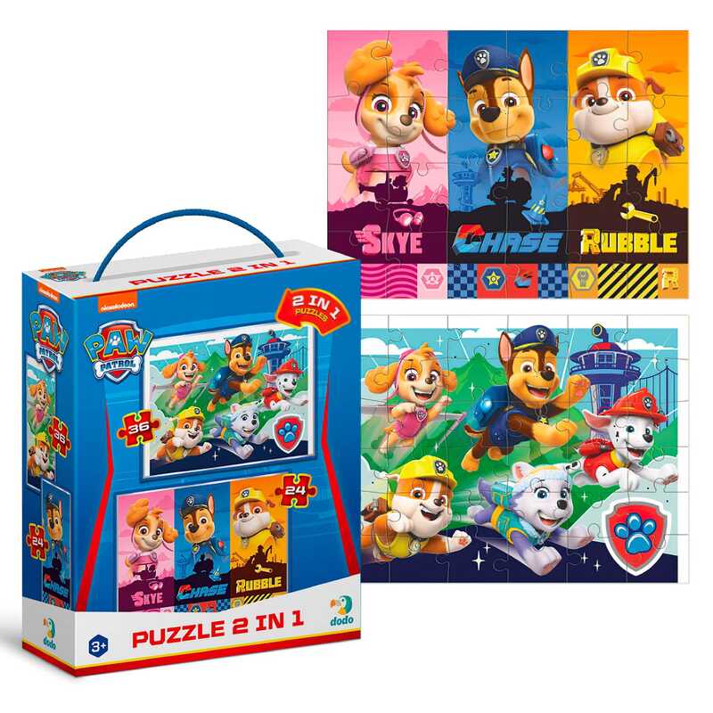 гр Пазл 2в1 “Такі хороші цуценята“ 200561 (12) “DoDo“, 24-36 елементів, у коробці