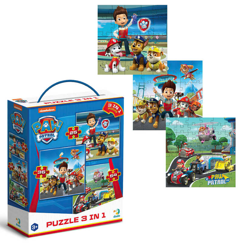 гр Пазл 3в1 “Готові до роботи“ 200579 (12) “DoDo“, 3 картинки, 115 елементів, в коробці