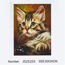 Алмазна мозаїка JS 25255 (50) “TK Group“, “Кошеня”, 20х30 см, в коробці