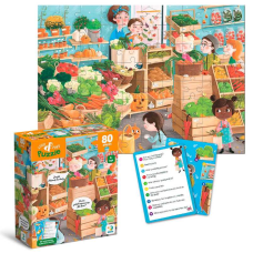гр Пазл Шукай та знаходь “Дарунки осені“ 300666 (24) “DoDo“, 80 деталей, 28х39 см, 2 двосторонні картки із завданнями, 20 завдань, в коробці