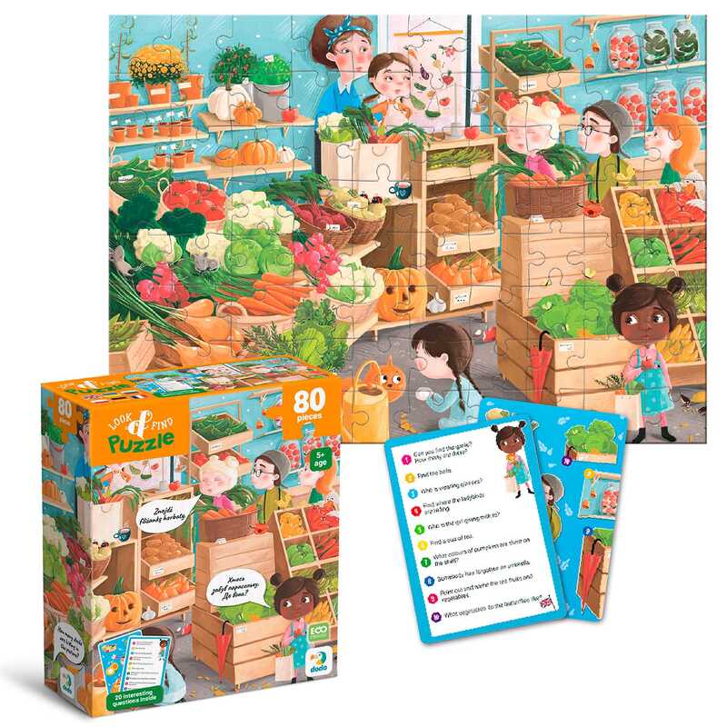 гр Пазл Шукай та знаходь “Дарунки осені“ 300666 (24) “DoDo“, 80 деталей, 28х39 см, 2 двосторонні картки із завданнями, 20 завдань, в коробці гр Пазл Шукай та знаходь “Дарунки осені“ 300666 (24) “DoDo“, 80 деталей, 28х39 см, 2 двосторонні картки із завданнями, 20 завдань, в коробці