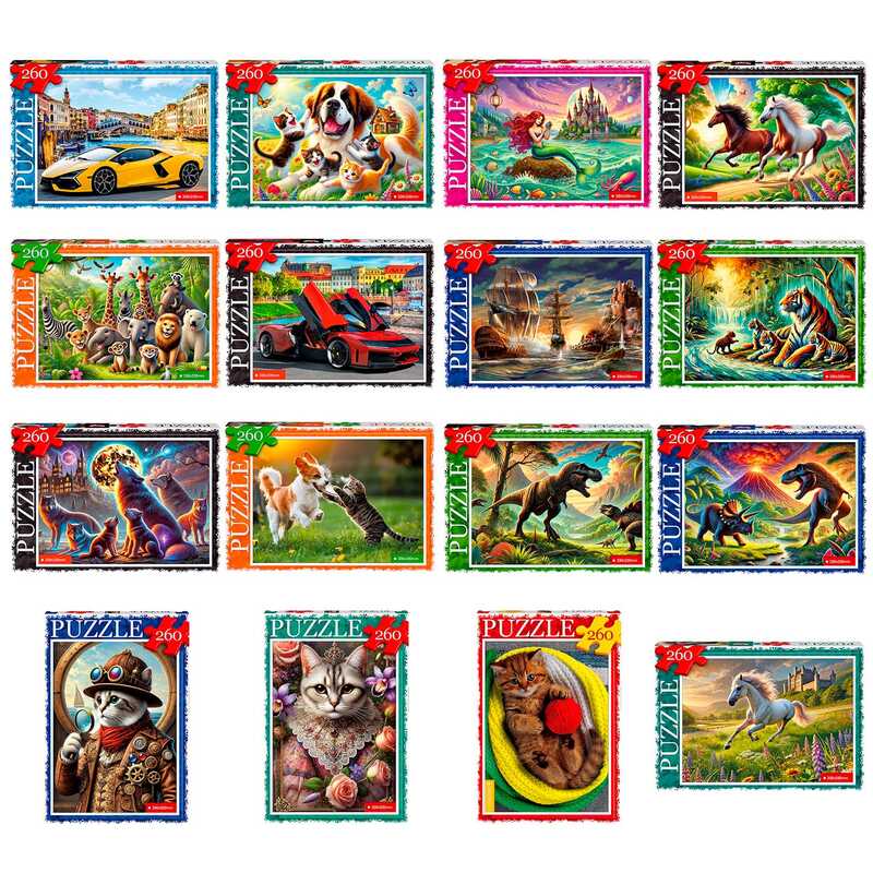 гр Пазли 260 ел. с.13 C260-14-01,02,03,04...16 (16) ВИДАЄТЬСЯ ТІЛЬКИ МІКС ВИДІВ, “Danko Toys“ гр Пазли 260 ел. с.13 C260-14-01,02,03,04...16 (16) ВИДАЄТЬСЯ ТІЛЬКИ МІКС ВИДІВ, “Danko Toys“