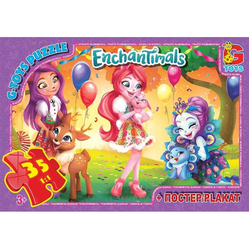 гр Пазли 35 ел. “G Toys“ “Enchantimals“ EA 212 (62) +постер
