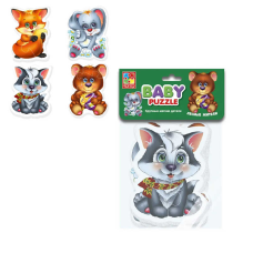 гр Пазли бейбі “Лісні жителі“ VT 1106-79 (50) укр., “Vladi Toys“, у пакеті