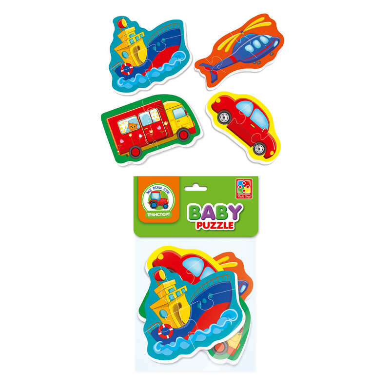 гр Пазли бейбі “Транспорт“ VT 1106-96 (50) укр., “Vladi Toys“, у пакеті гр Пазли бейбі “Транспорт“ VT 1106-96 (50) укр., “Vladi Toys“, у пакеті