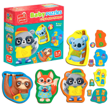 гр Пазли картонні з грою “Тварини. Іграшки“ VT1722-27 укр (28) “Vladi Toys“