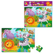 гр Пазли м“які А4 “Зоопарк“ VT1102-33 (50) “Vladi Toys“, 35 елементів, в пакеті