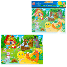 гр Пазли м“які А4 “Малюк зможе. Колобок“ VT1102-27 (50) “Vladi Toys“, в пакеті