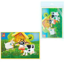 гр Пазли м“які А4 “Малюк зможе. Ферма“ VT1103-97 (50) “Vladi Toys“, в пакеті